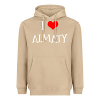 Mushroom i love almaty city Heavyweight Hoodie - artisFamous