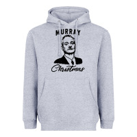 Heather Grey murray christmas Heavyweight Hoodie - artisFamous