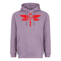 Lavender coheed and cambria dragonfly Heavyweight Hoodie - artisFamous