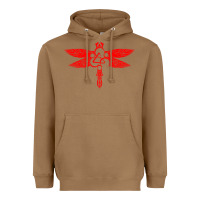Toasted Coconut coheed and cambria dragonfly Heavyweight Hoodie - artisFamous