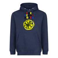 Navy the stone roses Heavyweight Hoodie - artisFamous