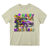 Mossy happy mardi gras truck Heavy Core Tee - CowGirlArtShop