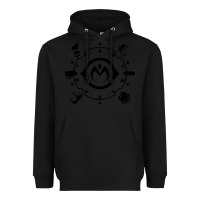 Black jojo   morioh stands Heavyweight Hoodie - artisFamous
