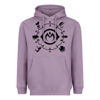 Lavender jojo   morioh stands Heavyweight Hoodie - artisFamous