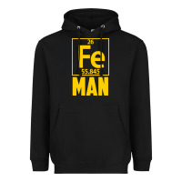 Black fe man funny superhero for halloween Heavyweight Hoodie - artisFamous