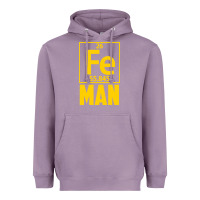 Lavender fe man funny superhero for halloween Heavyweight Hoodie - artisFamous