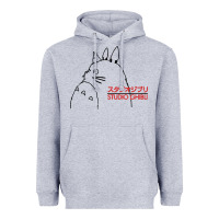 Heather Grey best studio ghibli Heavyweight Hoodie - artisFamous