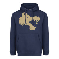 Navy The gray wolf of battletech Heavyweight Hoodie - artisFamous