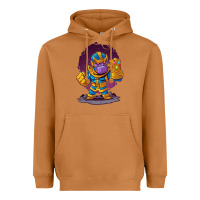 Meerkat cartoons super hero Strong Hands Heavyweight Hoodie - artisFamous