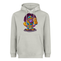 Moon Dust cartoons super hero Strong Hands Heavyweight Hoodie - artisFamous