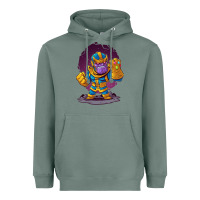 Sage cartoons super hero Strong Hands Heavyweight Hoodie - artisFamous
