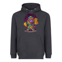 Cartoons Super Hero Strong Hands Heavyweight Hoodie | Teevron