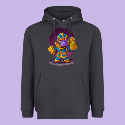 Cartoons Super Hero Strong Hands Heavyweight Hoodie Designed By Artisfamous