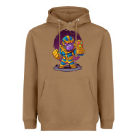 Toasted Coconut cartoons super hero Strong Hands Heavyweight Hoodie - artisFamous