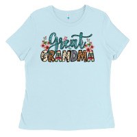 Baby Blue great grandma Ladies Tee - OliviaCreatesArt