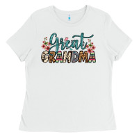 White great grandma Ladies Tee - OliviaCreatesArt