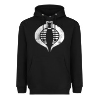 Black vintage cobra symbol Heavyweight Hoodie - artisFamous