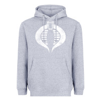 Heather Grey vintage cobra symbol Heavyweight Hoodie - artisFamous