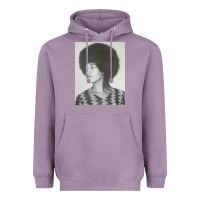 Lavender angela davis speaking Heavyweight Hoodie - artisFamous