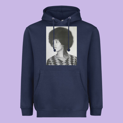 Angela Davis Speaking Heavyweight Hoodie Designed By Artisfamous
