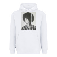 White angela davis speaking Heavyweight Hoodie - artisFamous