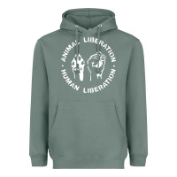 Sage animal liberation Heavyweight Hoodie - artisFamous