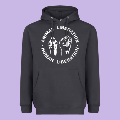 Animal Liberation Heavyweight Hoodie Designed By Artisfamous