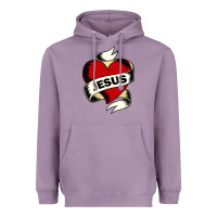 Lavender jesus love Heavyweight Hoodie - artisFamous