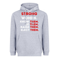 Heather Grey strong women know them be them Heavyweight Hoodie - artisFamous