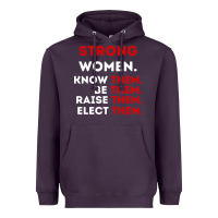 Plum strong women know them be them Heavyweight Hoodie - artisFamous