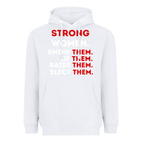 White strong women know them be them Heavyweight Hoodie - artisFamous