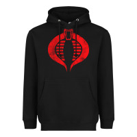 Black vintage cobra symbol Heavyweight Hoodie - artisFamous