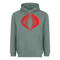 Sage vintage cobra symbol Heavyweight Hoodie - artisFamous