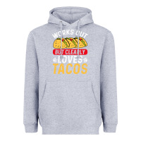 Heather Grey tacos work out gym gift classic Heavyweight Hoodie - artisFamous