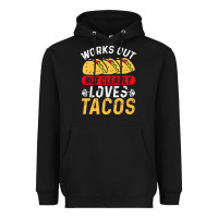 Black tacos work out gym gift classic Heavyweight Hoodie - artisFamous