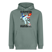 Sage taekwondo sport art Heavyweight Hoodie - artisFamous