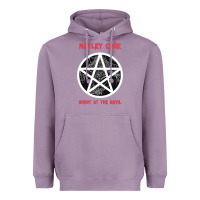 Lavender shout at the devil Heavyweight Hoodie - artisFamous