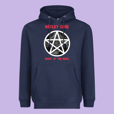 Shout At The Devil Heavyweight Hoodie Designed By Artisfamous