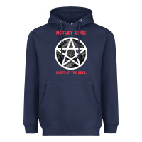 Navy shout at the devil Heavyweight Hoodie - artisFamous