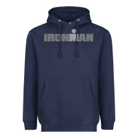 Navy Ironman Heavyweight Hoodie - artisFamous