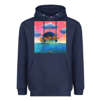 Navy lil tecca - we love you tecca 2 Heavyweight Hoodie - artisFamous