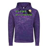 Cloud Purple happy halloween Vintage Hoodie - BundleAndBundleShop