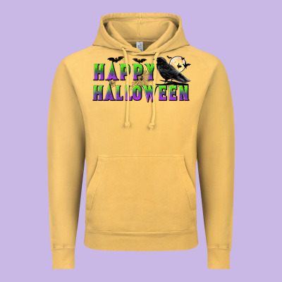 Happy Halloween Vintage Hoodie Designed By Bundleandbundleshop