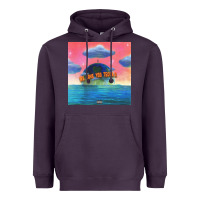 Plum lil tecca - we love you tecca 2 Heavyweight Hoodie - artisFamous