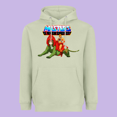 He Man And Battle Cat Heavyweight Hoodie Designed By Artisfamous