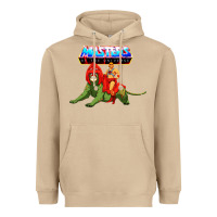 Mushroom he man and battle cat Heavyweight Hoodie - artisFamous