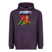 Plum he man and battle cat Heavyweight Hoodie - artisFamous