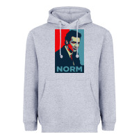Heather Grey norm macdonald comedian Heavyweight Hoodie - artisFamous