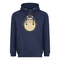 Navy ghibli elemental charms Heavyweight Hoodie - artisFamous