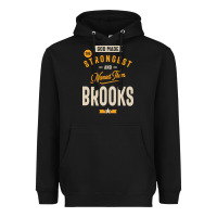 Black Brooks Personalized Name Birthday Gift Heavyweight Hoodie - artisFamous